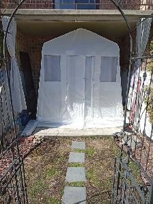Abris Vestibule / Abris tempo pour porte d'entrée