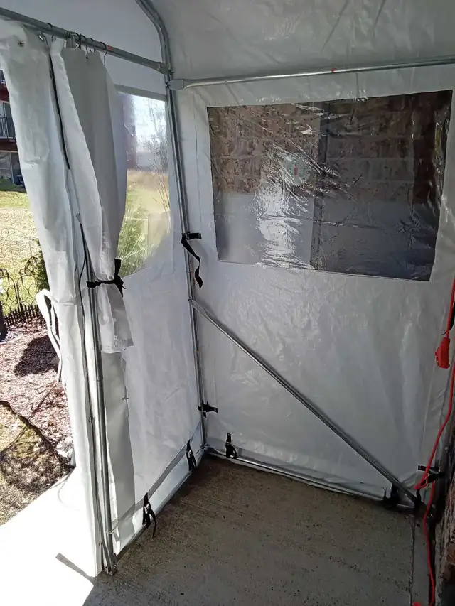 Abris Vestibule / Abris tempo pour porte d'entrée - Photo 5