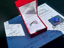 #819 - 10kt White Gold, 1/2 Carat Diamond Band, Size 6 - Photo 6
