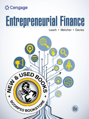 Entrepreneurial Finance 8th Edition Leach 9798214057149