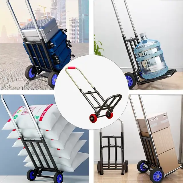 Foldable Portable Hand Cart – Heavy-Duty Aluminum Utility Cart - Photo 2