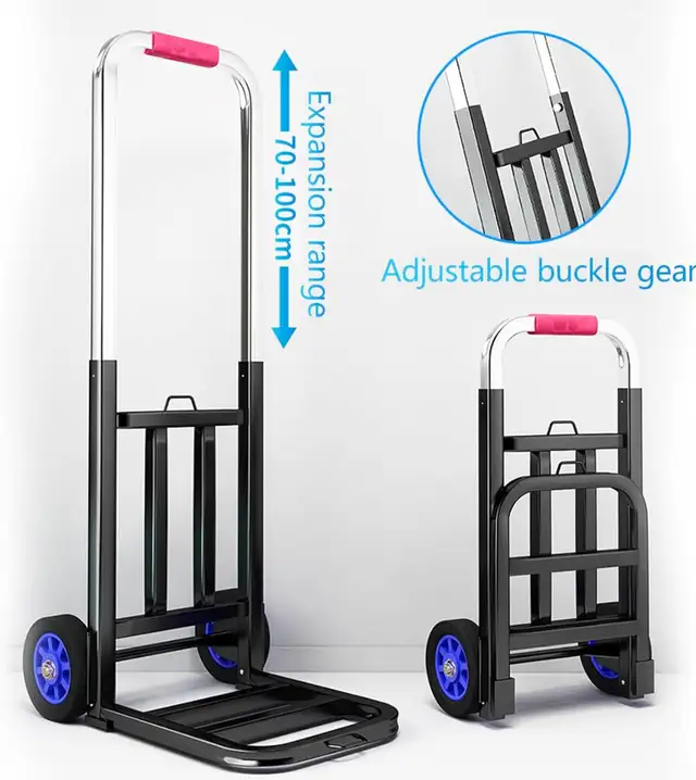Foldable Portable Hand Cart – Heavy-Duty Aluminum Utility Cart - Photo 8