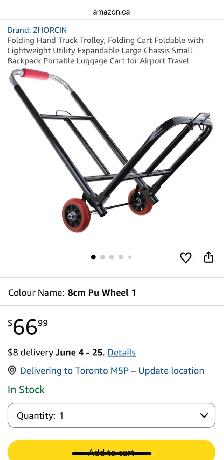 Foldable Portable Hand Cart – Heavy-Duty Aluminum Utility Cart - Photo 10