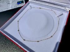 #791 - 14kt Yellow Gold, .30 Carat Diamond Necklace 20" - Photo 4