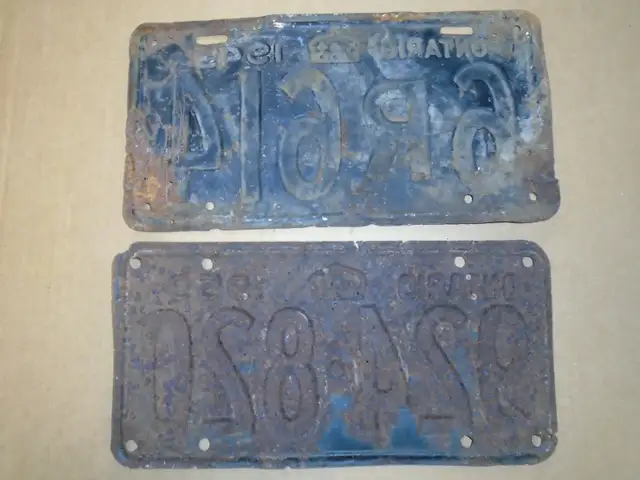 Vintage Ontario license plates - Photo 4