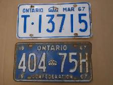 Vintage Ontario license plates - Photo 5