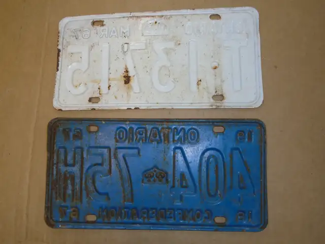 Vintage Ontario license plates - Photo 6