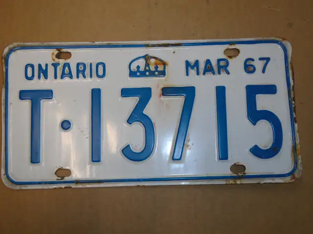 Vintage Ontario license plates - Photo 8