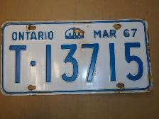 Vintage Ontario license plates - Photo 8