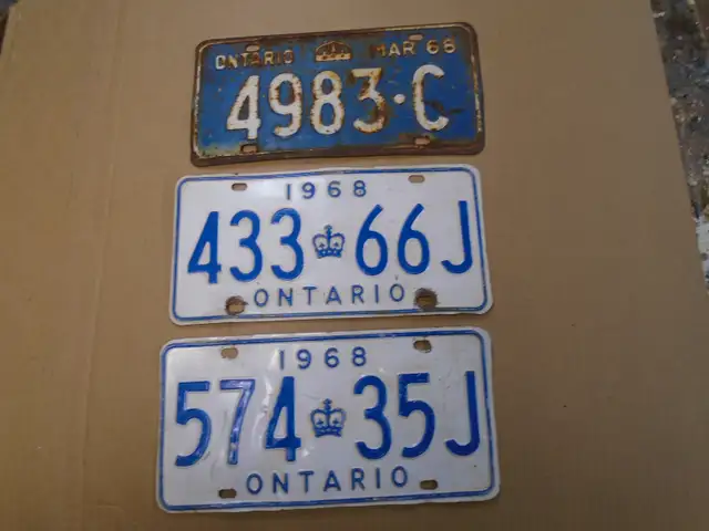 Vintage Ontario license plates - Photo 9