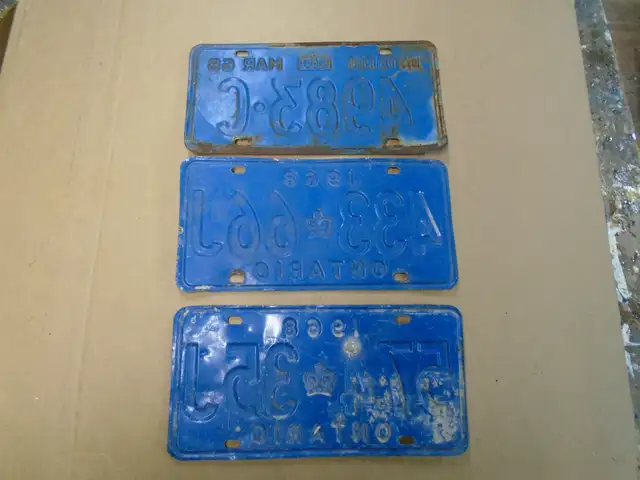 Vintage Ontario license plates - Photo 10
