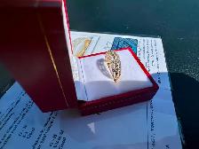 #839 - 14kt Yellow Gold, .39 Carat Diamond Band, Size 7 - Photo 2