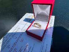 #839 - 14kt Yellow Gold, .39 Carat Diamond Band, Size 7 - Photo 7