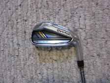 MINT TAYLORMADE #4-9,pw,gw,sw R FLEX STEEL IRONS