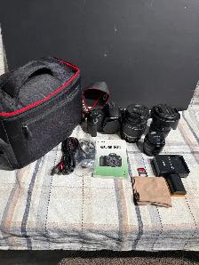 Canon 60D with lenses