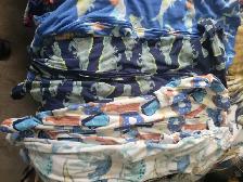 Boys footed pj's