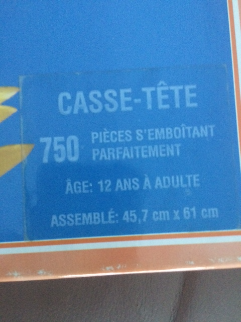2CASSE-TETE: PAPILLON 300 PIÈCES VALÉRIE 750 PIÈCES $10.00CHACUN - Photo 2