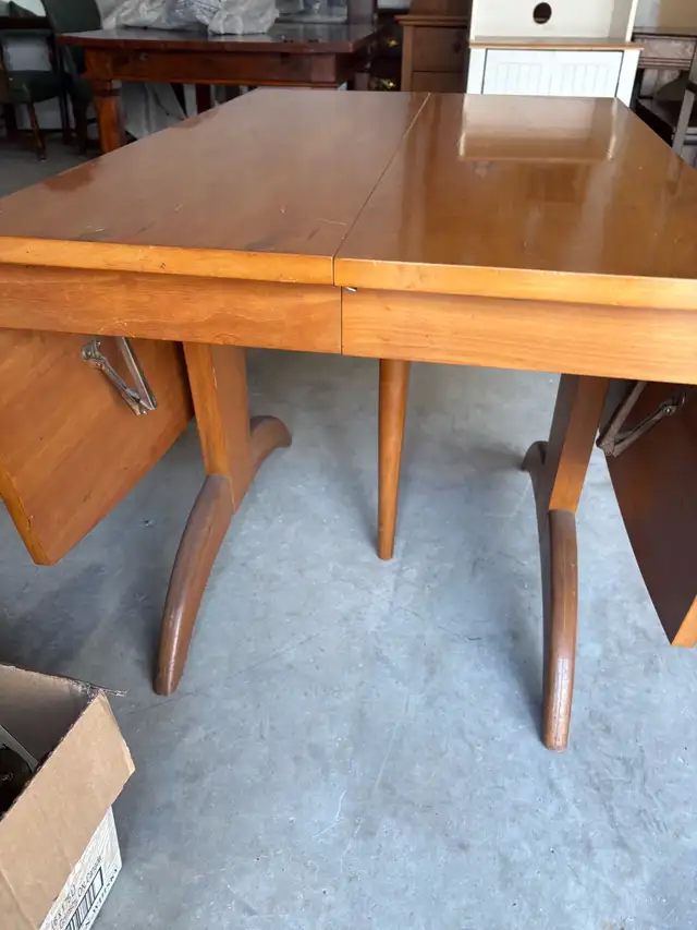Free delivery antique Wooden Dining Table (1959-1960) - Photo 2