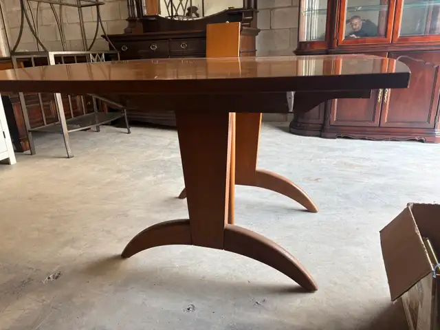 Free delivery antique Wooden Dining Table (1959-1960) - Photo 7