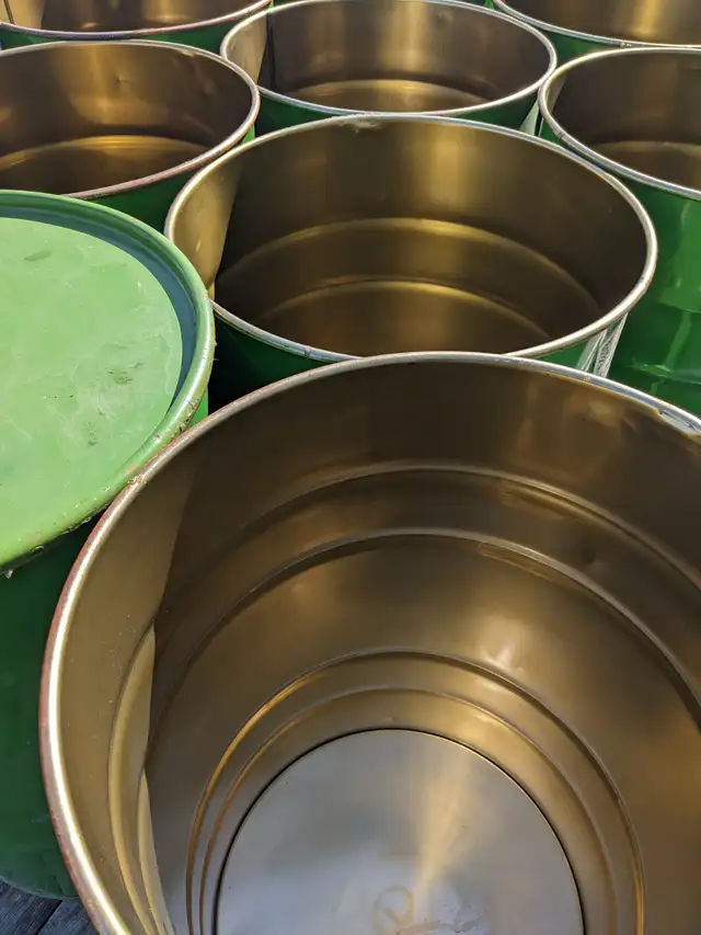 Metal  barrel  Food grade . - Photo 4