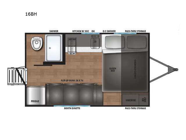 2024 Shasta RVs Compact 16BH - Photo 2