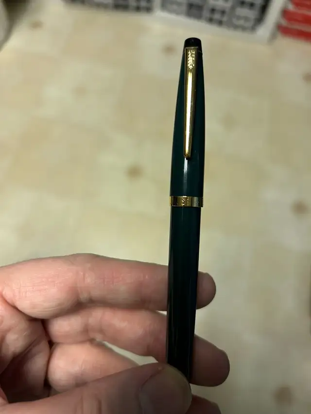 Dark Green & Gold Plated Cross, ball point pen - Photo 2
