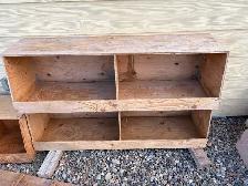 Chicken nestboxes