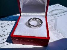 #793 - 14kt White Gold, 1.22 Carat Diamond Band, Size 5 - Photo 2