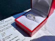#793 - 14kt White Gold, 1.22 Carat Diamond Band, Size 5 - Photo 5