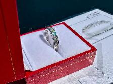 #793 - 14kt White Gold, 1.22 Carat Diamond Band, Size 5 - Photo 9
