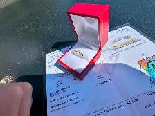 #806 - 14kt Yellow Gold, 1/2 Carat Diamond Band, Size 6 - Photo 2