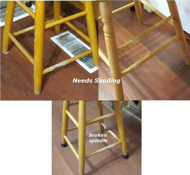 6 Mennonite Wooden 24 ' - 25' Bar Stool - Photo 2