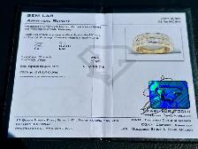 #803 - 14kt Yellow Gold, .91ct Princess Cut Diamond Band, Size 5 - Photo 8