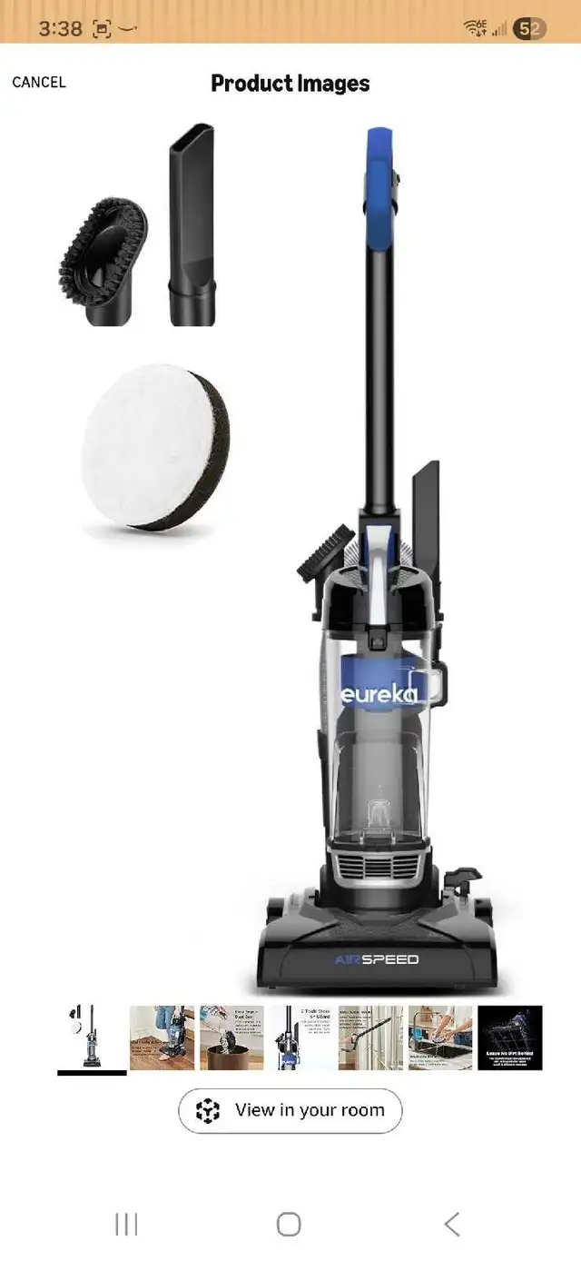 Brand new Eureka Airspeed vacuum cleaner sealed in box