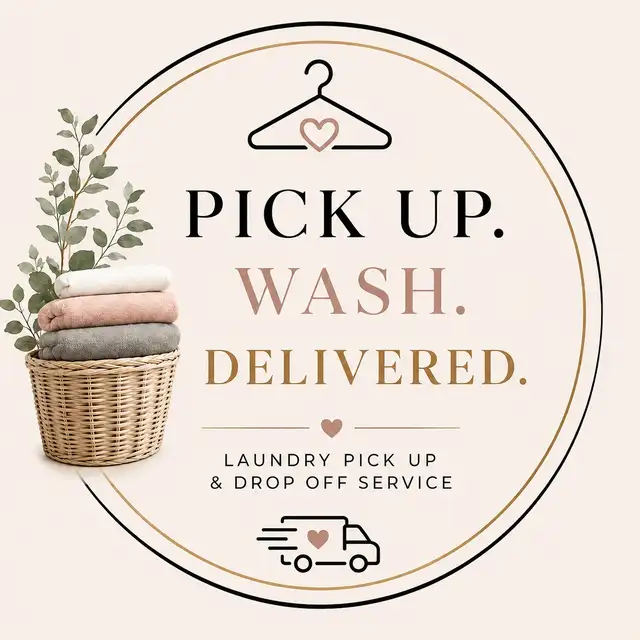 pickup and drop off laundry!