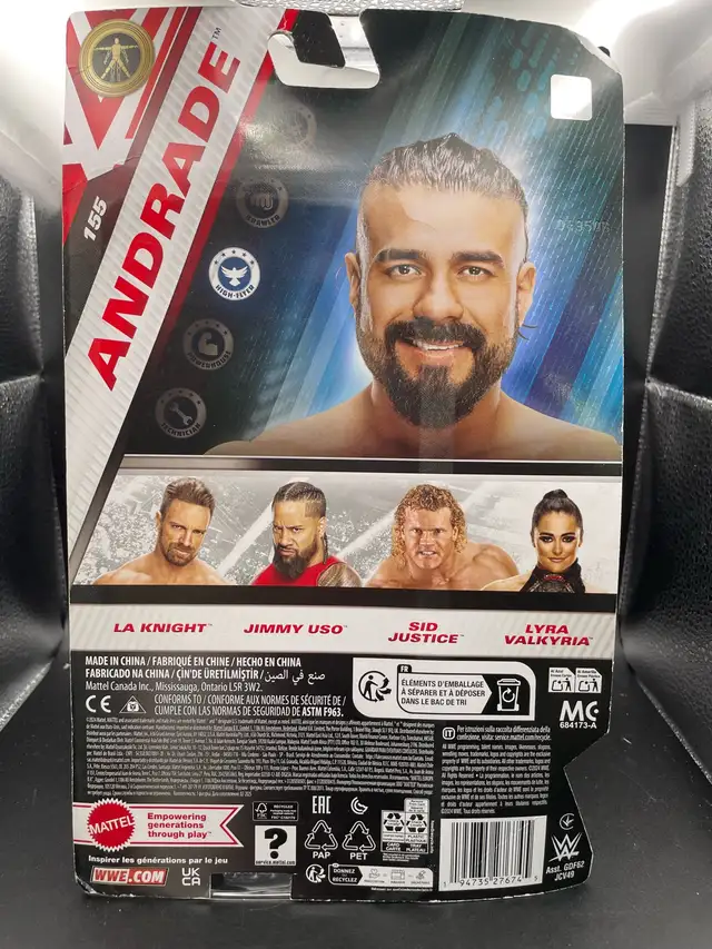 WWE MAINT EVENT SERIES ANDRADE ACTION FIGURE - Photo 2