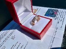 #827 - 18kt Rose Gold, Effy Diamond Ring, Size 7 - Photo 3