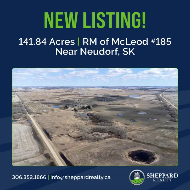 Home Quarter For Sale | RM of McLeod # 185 | Near Neudorf, SK