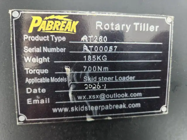 New Rototiller Skid Steer 72" 6 Ft Skidsteer Rotary Roto Tiller - Photo 3