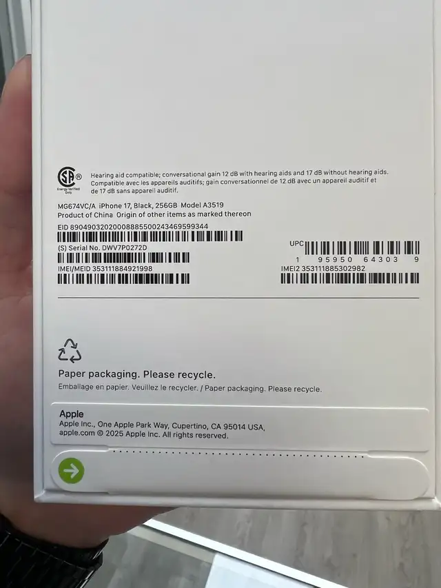 Brand New Sealed! iPhone 17 -256gb! - Photo 3