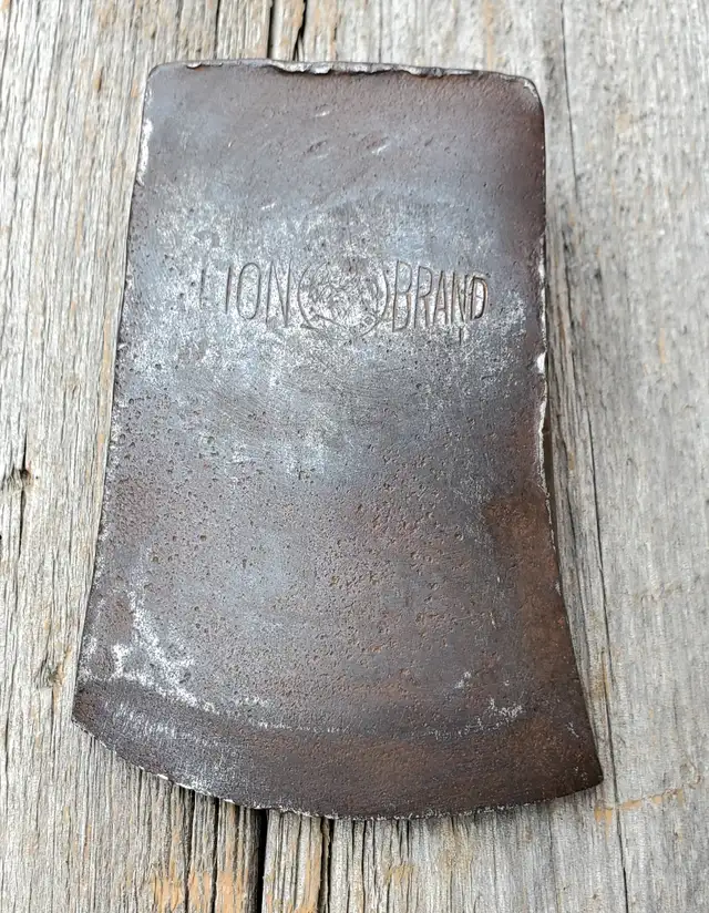 1950's 2 1/4lb. True Temper Black Prince axe,lion brand axehead - Photo 7