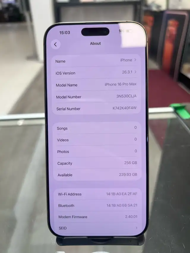 Limited Offer! iPhone 16 Pro Max-256gb! - Photo 4