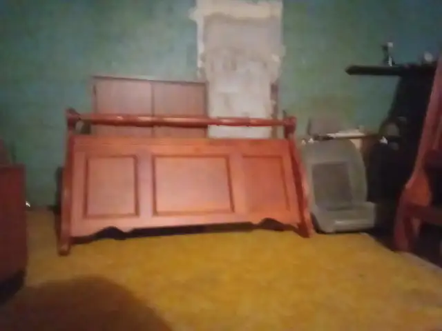 Canadian made pinewood bedframe for sale!