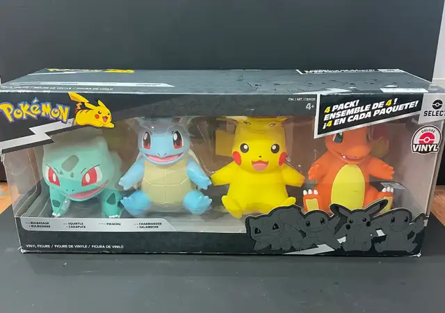 POKÉMON 4PC FIGURE SET OPEN