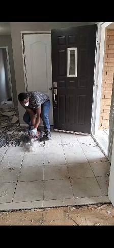 Construction worker,  cleaning, domolition, assist renivation