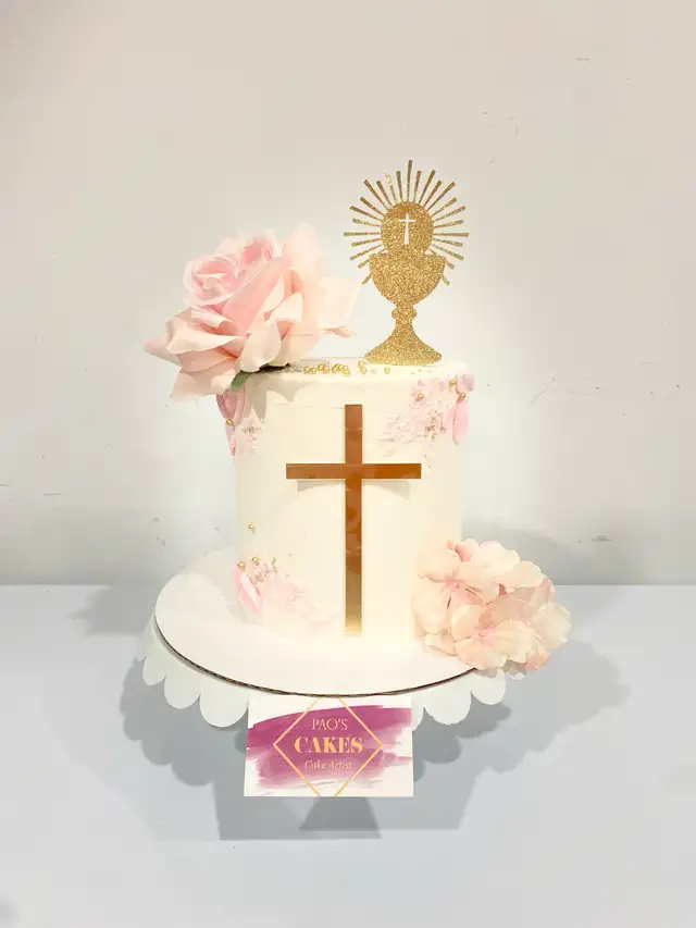 Holy communion cake, custom cake - Photo 2