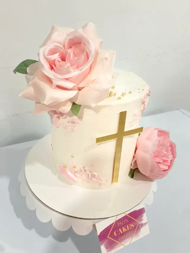 Holy communion cake, custom cake - Photo 9
