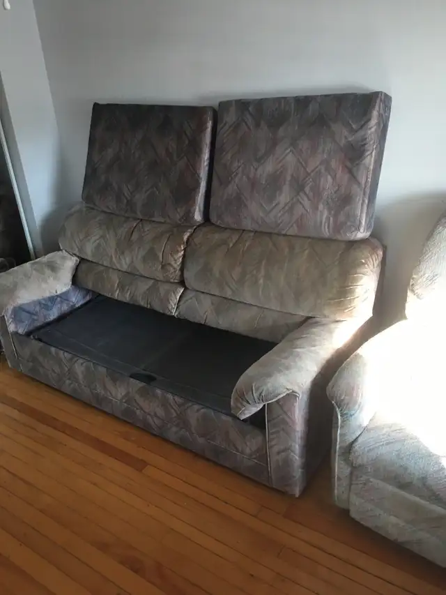 Divan lit avec matelas