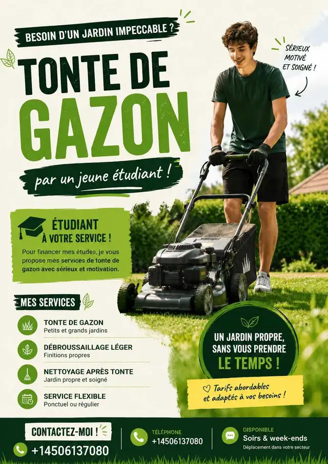 tonte gazon