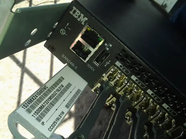IBM  2498-F24 Fibre Channel Switch (SAN24B-5 / 24G/X24) 24-port - Photo 5